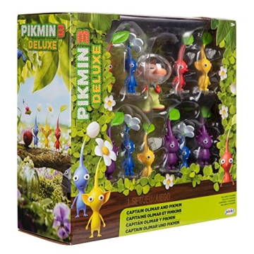 Captain Olimar & Pikmin Set – 11 Poseable Figures for Fun