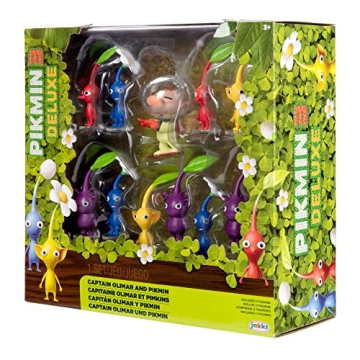 Captain Olimar & Pikmin Set – 11 Poseable Figures for Fun