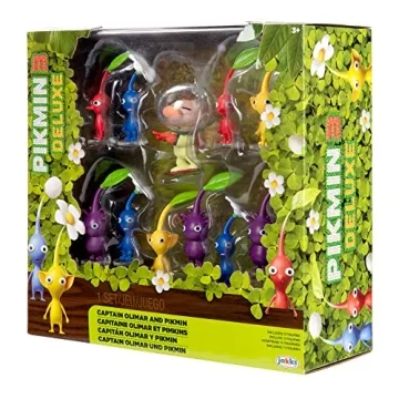 Captain Olimar & Pikmin Set – 11 Poseable Figures for Fun