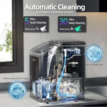 KOVIET Nugget Ice Maker - 40 lbs Soft Chewable Ice