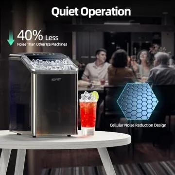 KOVIET Nugget Ice Maker - 40 lbs Soft Chewable Ice
