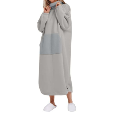 ReachMe Cozy Oversized Sweatshirt Dress for Women