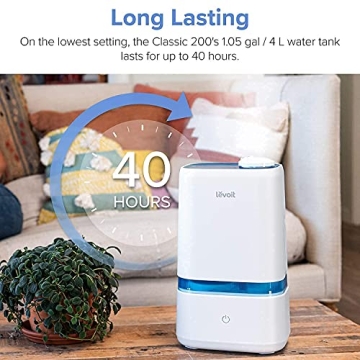 LEVOIT 4L Humidifier Essential Oil Diffuser Quiet Cool Mist