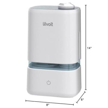 LEVOIT 4L Humidifier Essential Oil Diffuser Quiet Cool Mist