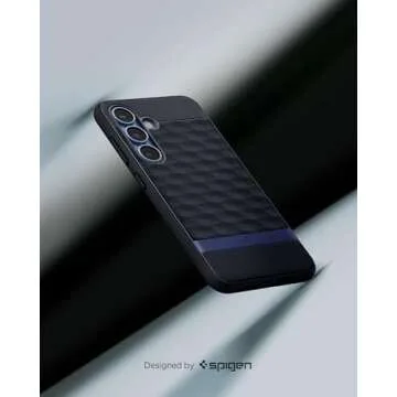 Spigen Parallax MagFit Designed for Galaxy S25 Plus Case [Wireless Charging] (2025) - Navy Violet