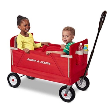 Radio Flyer Stroller Wagon All-Terrain Rubber Tires