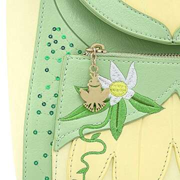 Loungefly Disney Tiana Cosplay Womens Double Strap Shoulder Bag Purse