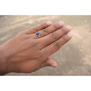 Lapis Lazuli Handmade 925 Silver Ring, Ideal Jewelry Gift
