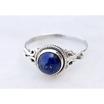 Lapis Lazuli Handmade 925 Silver Ring, Ideal Jewelry Gift
