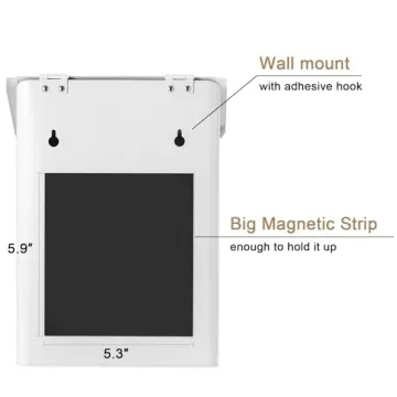 Magnetic Lint Bin for Organized Laundry Room