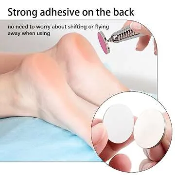 Rolybag 100 Pink Sanding Discs for Pedicures and Crafts