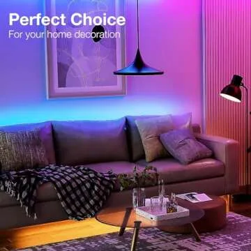 DAYBETTER LED Strip Lights 100ft, Smart Lighting with App Remote Control, RGB LED Lights for Bedroom, Music Sync Color Changing for Room Home Decor Party (1 Roll)