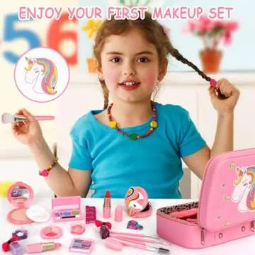 Kids Makeup Kit for Girls - Safe & Washable Fun