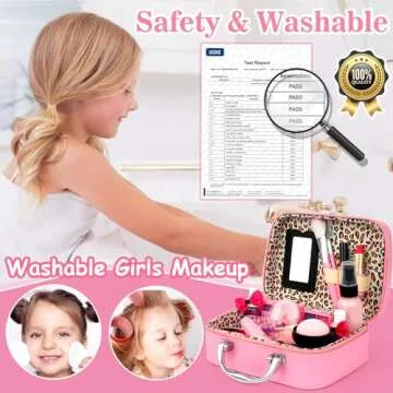 Kids Makeup Kit for Girls - Safe & Washable Fun