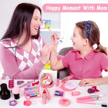Kids Makeup Kit for Girls - Safe & Washable Fun