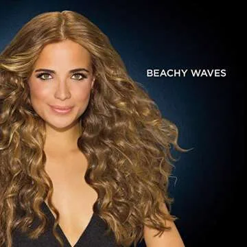 INFINITIPRO BY CONAIR Tourmaline Ceramic 1 1/4-Inch to 3/4-Inch Curling Wand, Tapered wand produces beachy waves , Metallic Grey