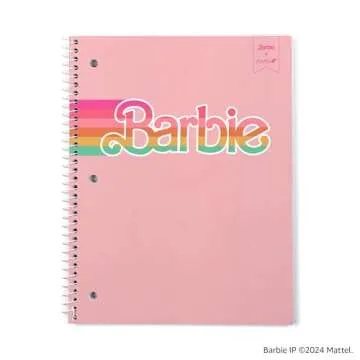 Yoobi Barbie Spiral Notebooks – 3-Pack Perfect for Kids