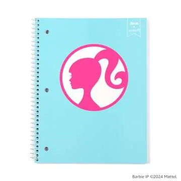 Yoobi Barbie Spiral Notebooks – 3-Pack Perfect for Kids