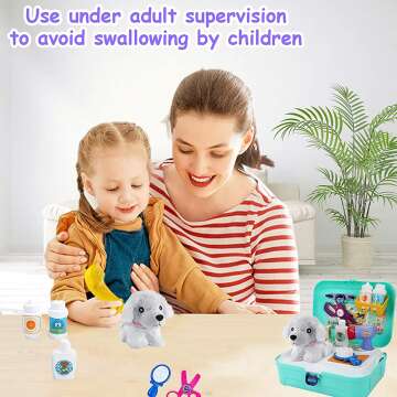 Kids Pet Care Doctor Kit Play Set - 16 Pcs