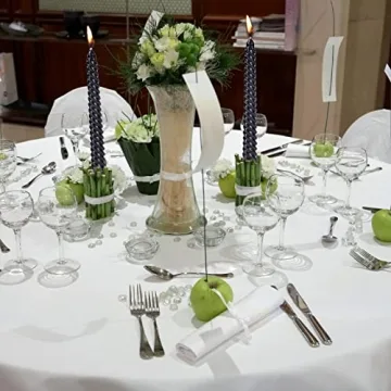 Elegant Black Taper Candles Set of 4 for All Occasions