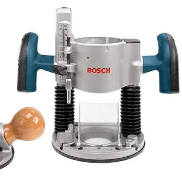 Bosch 1617EVSPK-RT 12 Amp 2-1/4 HP Plunge and Fixed Base Variable Speed Router Kit with 1/4-Inch and 1/2-Inch Collets (Renewed)