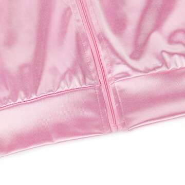 Vintage 50s Pink Satin Jacket for Women and Girls