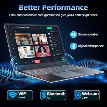 SGIN Windows 11 Laptop with Core i3 CPU and 17.3 Inch Display