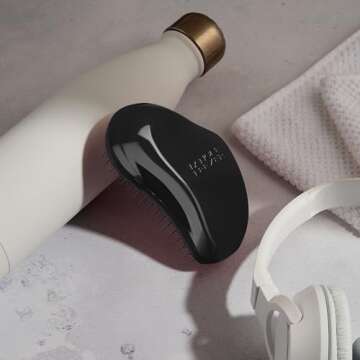 Tangle Teezer Original Detangler Brush, Dry & Wet Hairbrush for All Hair Types, Panther Black