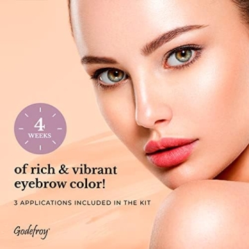 Godefroy Instant Eyebrow Color, Medium Brown for All
