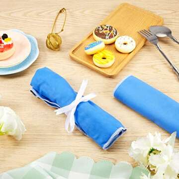 Weewooday Silver Storage Bags Anti Tarnish for Flatware