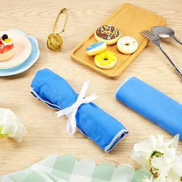 Weewooday Silver Storage Bags Anti Tarnish for Flatware