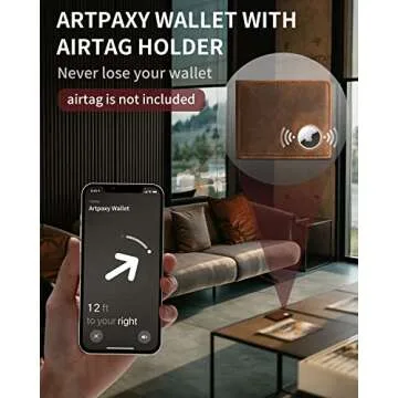 Luxurious Men's Wallet with AirTag Holder & RFID Protection