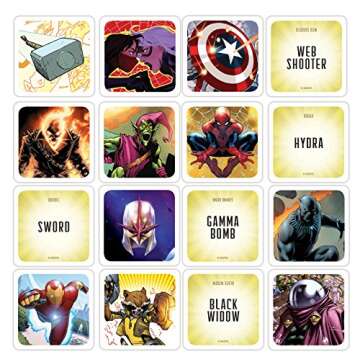 USAopoly Marvel Codenames | Based On The Hit Social Word Game Codenames | Relive Memorable Moments From The Marvel Comic Universe | Fun Board Game For The Whole Family