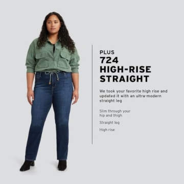 Levi's 724 High Rise Straight Jeans for Women