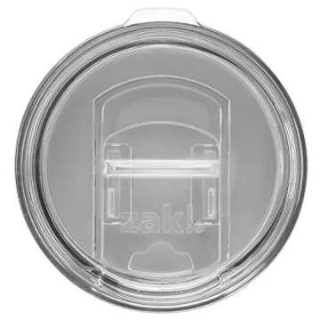 Zak Designs Double Wall Stainless Steel Vacuum Insulated Tumbler with Slide Lid and Splash-Proof Design Metal Water Bottle is Perfect for Outdoor Activity (30oz, Peony, 18/8, BPA-Free)