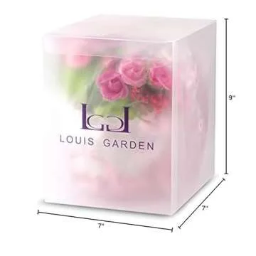 Louis Garden Nostalgic Bicycle Artificial Flower Decor Plant Stand (Pink)