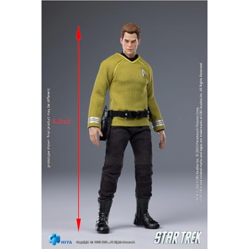 Star Trek James T Kirk 1:12 Scale Action Figure with Accessories