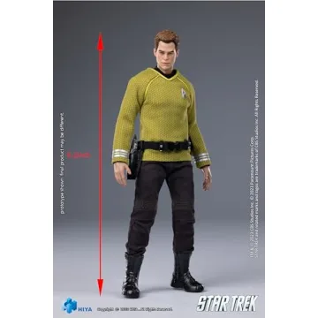 Star Trek James T Kirk 1:12 Scale Action Figure with Accessories