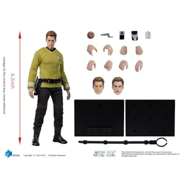 Star Trek James T Kirk 1:12 Scale Action Figure with Accessories