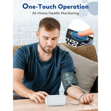 Upper Arm Blood Pressure Monitor Large Display Memory