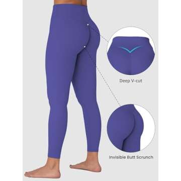 Sunzel Sunzfly Hidden Butt Scrunch Workout Leggings for Women, Butt Lifting High Waisted Gym Yoga Pa...