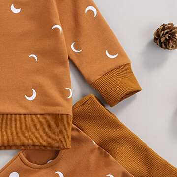 Newborn Baby Boys Clothes Sets Infant Cute Sun Print Long Sleeve Pullover Sweaters Pants Outfits Unisex Cotton Clothing