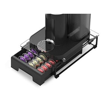 EVERIE Glass Organizer Drawer for Nespresso Vertuo Pods