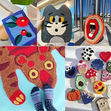 Monks Cloth for Punch Needle Fabric Tufting Cloth for Rug Making 2 by 1 Yard