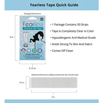 Hypoallergenic Double Sided Tape for Clothing - Fearless Tape