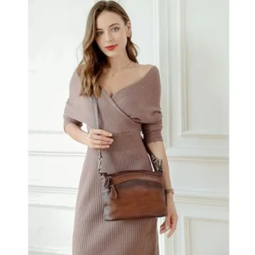 Elegant HESHE Crossbody Bag for Women with Pockets