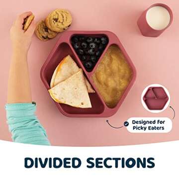 Tiny Twinkle Silicone Suction Plate for Babies and Toddlers