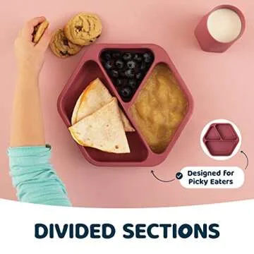 Tiny Twinkle Silicone Suction Plate for Babies and Toddlers