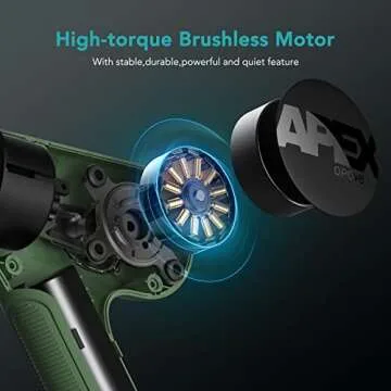 Opove Massage Gun for Deep Muscle Relief and Recovery