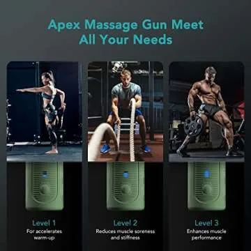Opove Massage Gun for Deep Muscle Relief and Recovery